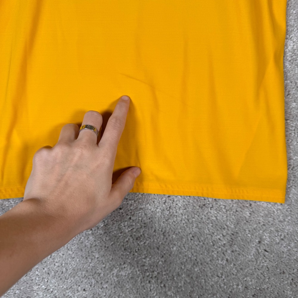 Under Armour HeatGear Mens Large Gold Yellow Long Sleeve Compression Shirt - Picture 9 of 11